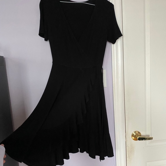 Black Wrap Dress - Picture 1 of 1